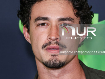 Gavin Leatherwood arrives at the Los Angeles Special Screening Of A24's 'Civil War' held at the Academy Museum of Motion Pictures on April 2...