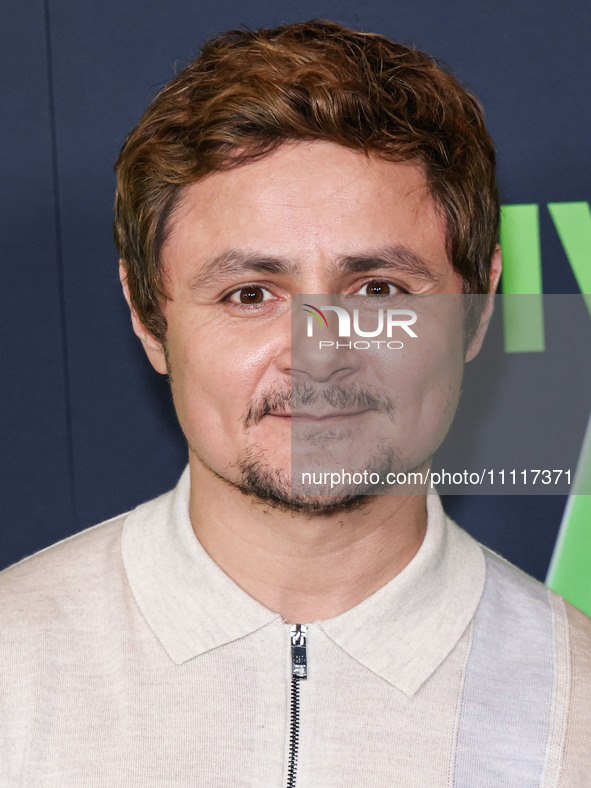 Arturo Castro arrives at the Los Angeles Special Screening Of A24's 'Civil War' held at the Academy Museum of Motion Pictures on April 2, 20...