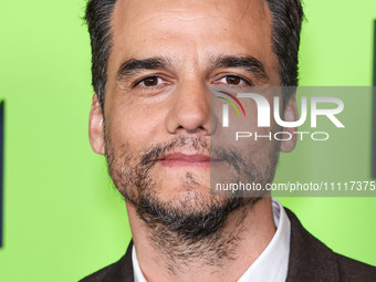 Wagner Moura arrives at the Los Angeles Special Screening Of A24's 'Civil War' held at the Academy Museum of Motion Pictures on April 2, 202...