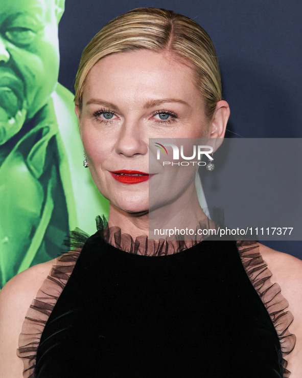 Kirsten Dunst arrives at the Los Angeles Special Screening Of A24's 'Civil War' held at the Academy Museum of Motion Pictures on April 2, 20...