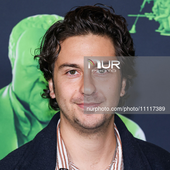 Nat Wolff arrives at the Los Angeles Special Screening Of A24's 'Civil War' held at the Academy Museum of Motion Pictures on April 2, 2024 i...