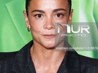 Alice Braga arrives at the Los Angeles Special Screening Of A24's 'Civil War' held at the Academy Museum of Motion Pictures on April 2, 2024...