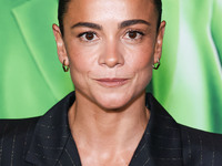 Alice Braga arrives at the Los Angeles Special Screening Of A24's 'Civil War' held at the Academy Museum of Motion Pictures on April 2, 2024...