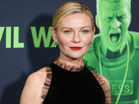 Kirsten Dunst arrives at the Los Angeles Special Screening Of A24's 'Civil War' held at the Academy Museum of Motion Pictures on April 2, 20...