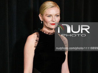 Kirsten Dunst arrives at the Los Angeles Special Screening Of A24's 'Civil War' held at the Academy Museum of Motion Pictures on April 2, 20...