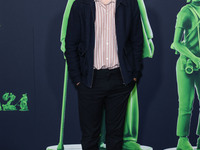 Nat Wolff arrives at the Los Angeles Special Screening Of A24's 'Civil War' held at the Academy Museum of Motion Pictures on April 2, 2024 i...