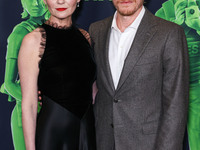 Kirsten Dunst and husband Jesse Plemons arrive at the Los Angeles Special Screening Of A24's 'Civil War' held at the Academy Museum of Motio...