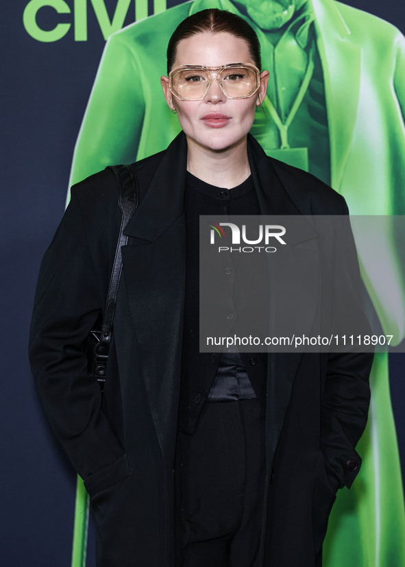 Millicent Hailes arrives at the Los Angeles Special Screening Of A24's 'Civil War' held at the Academy Museum of Motion Pictures on April 2,...