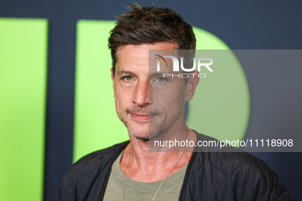 Simon Rex arrives at the Los Angeles Special Screening Of A24's 'Civil War' held at the Academy Museum of Motion Pictures on April 2, 2024 i...