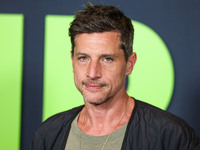 Simon Rex arrives at the Los Angeles Special Screening Of A24's 'Civil War' held at the Academy Museum of Motion Pictures on April 2, 2024 i...