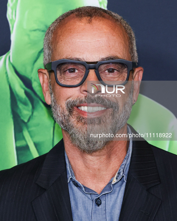 Marcos Nisti arrives at the Los Angeles Special Screening Of A24's 'Civil War' held at the Academy Museum of Motion Pictures on April 2, 202...