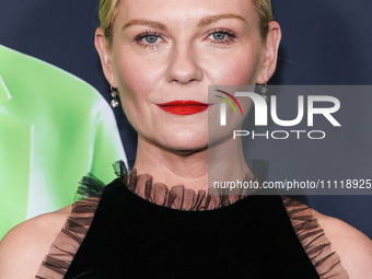 Kirsten Dunst arrives at the Los Angeles Special Screening Of A24's 'Civil War' held at the Academy Museum of Motion Pictures on April 2, 20...