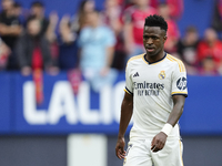 Vinicius Junior left winger of Real Madrid and Brazil during the LaLiga EA Sports match between CA Osasuna and Real Madrid CF at Estadio El...