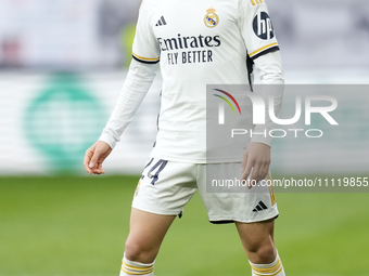 Arda Guler attacking midfield of Real Madrid and Turkey during the LaLiga EA Sports match between CA Osasuna and Real Madrid CF at Estadio E...