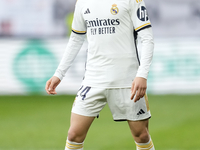 Arda Guler attacking midfield of Real Madrid and Turkey during the LaLiga EA Sports match between CA Osasuna and Real Madrid CF at Estadio E...