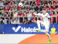 Federico Valverde central midfield of Real Madrid and Uruguay during the LaLiga EA Sports match between CA Osasuna and Real Madrid CF at Est...