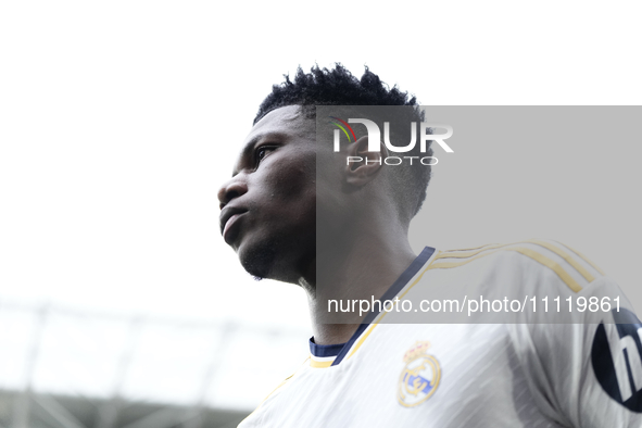 Aurelien Tchouameni defensive midfield of Real Madrid and France during the LaLiga EA Sports match between CA Osasuna and Real Madrid CF at...