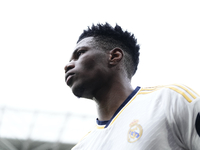 Aurelien Tchouameni defensive midfield of Real Madrid and France during the LaLiga EA Sports match between CA Osasuna and Real Madrid CF at...