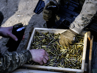 Servicemen from the Siberian Battalion of the Ukrainian Armed Forces International Legion are attending military exercises in the Kyiv regio...