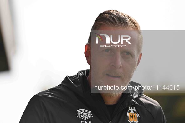 Manager Garry Monk is overseeing the Sky Bet League 1 match between Cambridge United and Charlton Athletic at the Cledara Abbey Stadium in C...