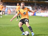 James Gibbons of Cambridge United is playing during the Sky Bet League 1 match between Cambridge United and Charlton Athletic at the Cledara...