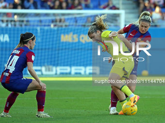 Aitana Bonmati, Alexia Putellas, and Claudia Iglesias are playing in the match between FC Barcelona and Villarreal CF for week 23 of the Lig...