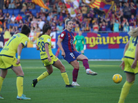 Alexia Putellas and Maria Romero are playing in the match between FC Barcelona and Villarreal CF for week 23 of the Liga F at the Johan Cruy...