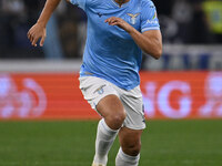 Pedro of S.S. Lazio is playing on the 32nd day of the Serie A Championship during the match between S.S. Lazio and U.S. Salernitana at the O...