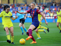 Fridolina Rolfo and Ainoa Campo are playing in the match between FC Barcelona and Villarreal CF for week 23 of the Liga F at the Johan Cruyf...