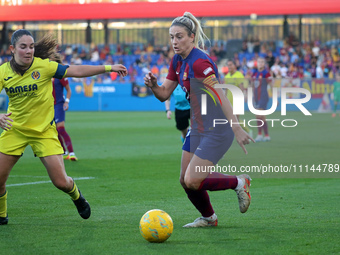 Alexia Putellas and Ainoa Campo are playing in the match between FC Barcelona and Villarreal CF, corresponding to week 23 of the Liga F, at...