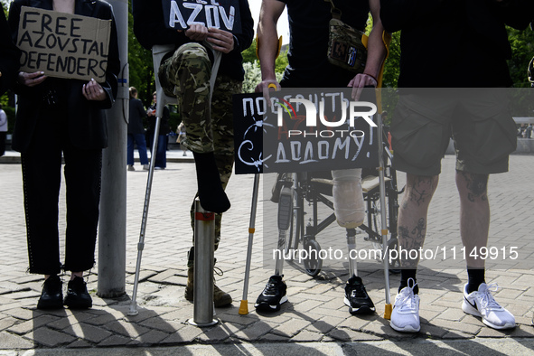 Families of prisoners of war from the Mariupol garrison are organizing the ''Don't be silent. Captivity Kills'' event in support of the capt...