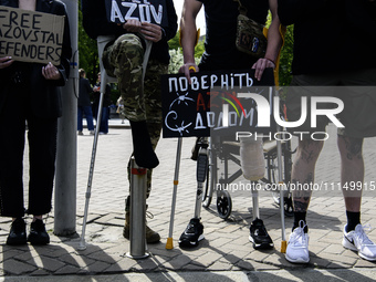 Families of prisoners of war from the Mariupol garrison are organizing the ''Don't be silent. Captivity Kills'' event in support of the capt...