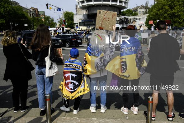 Families of prisoners of war from the Mariupol garrison are organizing the ''Don't be silent. Captivity Kills'' event in support of the capt...