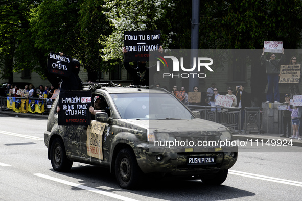 Families of prisoners of war from the Mariupol garrison are organizing the ''Don't be silent. Captivity Kills'' event in support of the capt...