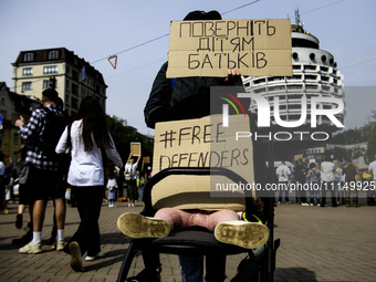 Families of prisoners of war from the Mariupol garrison are organizing the ''Don't be silent. Captivity Kills'' event in support of the capt...