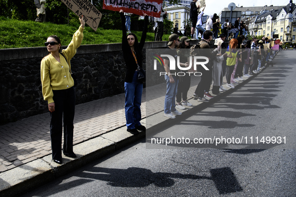 Families of prisoners of war from the Mariupol garrison are organizing the ''Don't be silent. Captivity Kills'' event in support of the capt...