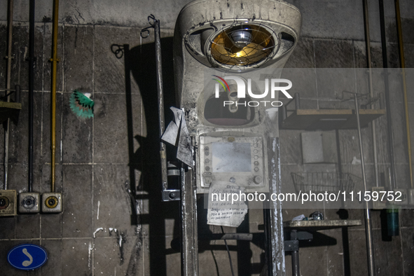 A view of the damage is seen after a fire broke out inside the intensive care unit of the Dhaka Shishu (Children) Hospital in Dhaka, Banglad...