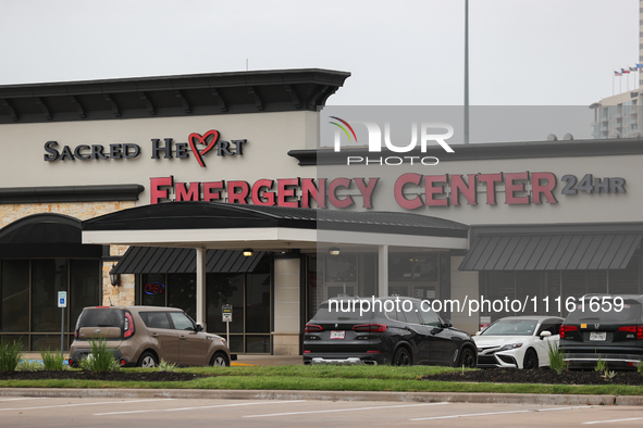 The Sacred Heart Emergency Center is operating in Houston, Texas, on April 20, 2024. 