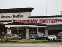 The Sacred Heart Emergency Center is operating in Houston, Texas, on April 20, 2024. (