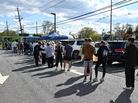 Attendees are lining up at the glazed and confused donut truck on Saturday afternoon at the Cannapalooza for 420, a celebration for weed con...