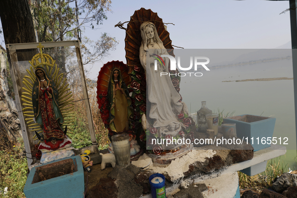 Images of the Virgin of Guadalupe are being displayed on the side of Lake Chalco-Xico in the State of Mexico. This Sunday is being marked as...