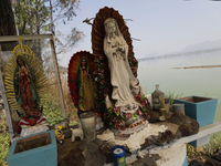 Images of the Virgin of Guadalupe are being displayed on the side of Lake Chalco-Xico in the State of Mexico. This Sunday is being marked as...