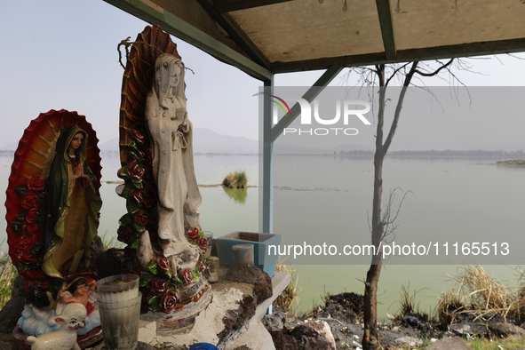 Images of the Virgin of Guadalupe are being displayed on the side of Lake Chalco-Xico in the State of Mexico. This Sunday is being marked as...