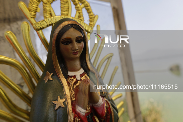 Images of the Virgin of Guadalupe are being displayed on the side of Lake Chalco-Xico in the State of Mexico. This Sunday is being marked as...