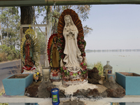 Images of the Virgin of Guadalupe are being displayed on the side of Lake Chalco-Xico in the State of Mexico. This Sunday is being marked as...