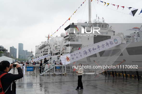 China is celebrating ''Navy Day'' in Shanghai, China, on April 23, 2024. 