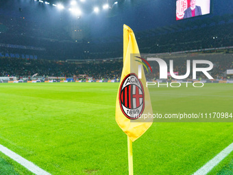 The San Siro Stadium is hosting the match between AC Milan and FC Internazionale for Serie A at Giuseppe Meazza Stadium in Milan, Italy, on...