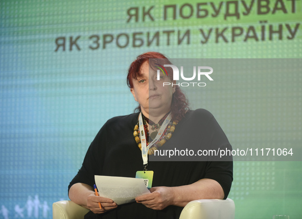 Halyna Tretiakova, the Head of the Verkhovna Rada Committee on Social Policy and Protection of Veterans Rights, is participating in the foru...