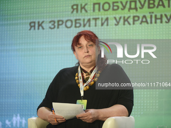 Halyna Tretiakova, the Head of the Verkhovna Rada Committee on Social Policy and Protection of Veterans Rights, is participating in the foru...