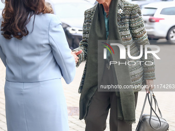 Queen Sofia of Spain attends the 36th Global Conference of Alzheimer's Disease Internationa Krakow, Poland on April 24, 2024. The ADI confer...